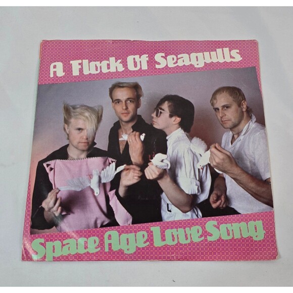 Vintage 1982 Space age love song/Windows by Flock of Seagulls 45 record - Picture 1 of 4